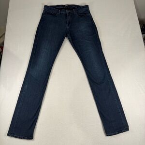 PAIGE Dark‎ Indigo Straight Jeans